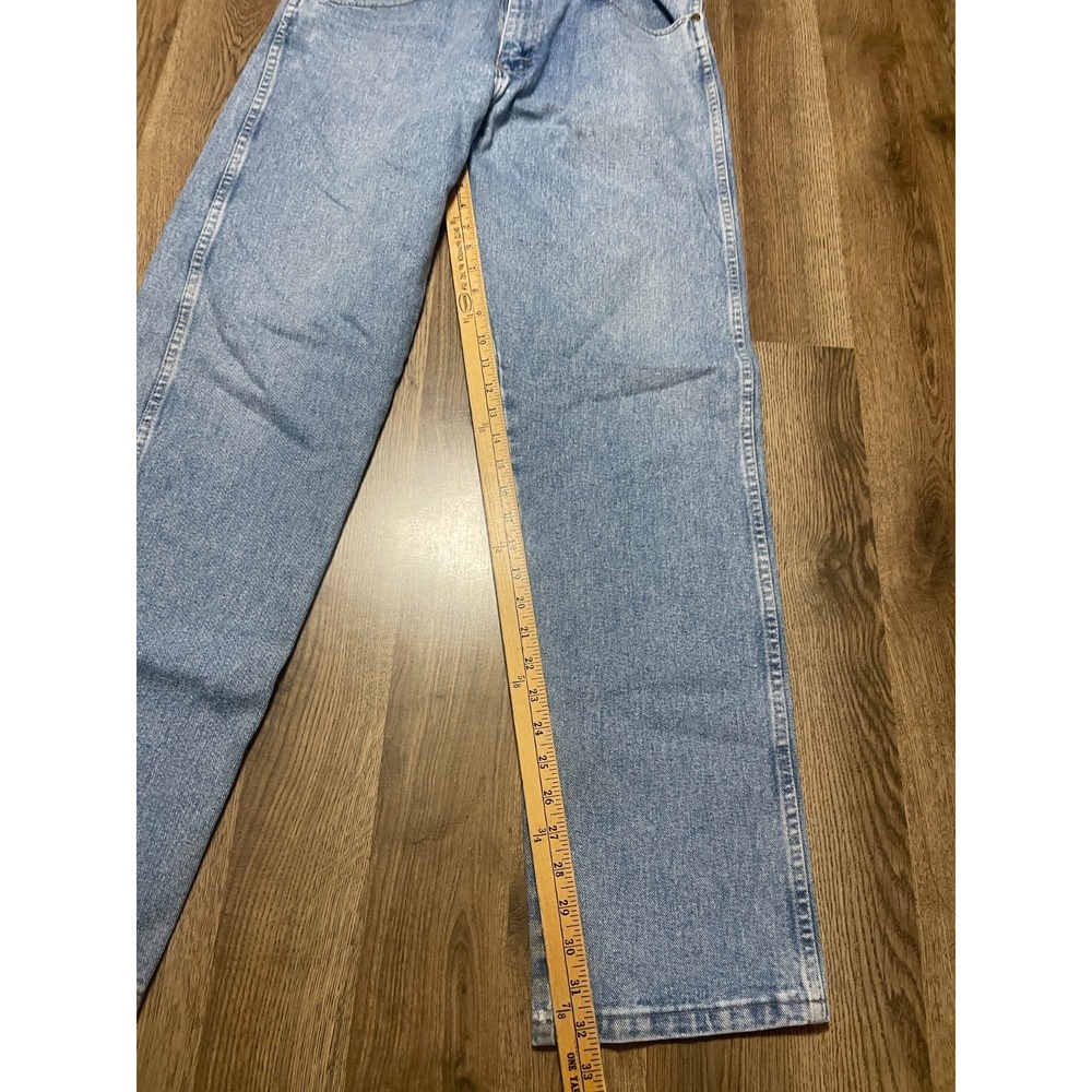 Wrangler Jeans, Men's Size 34x34, Blue, Denim, Light Wash, Straight Leg, Pockets - Picture 8 of 9